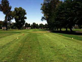 View of first fairway from T